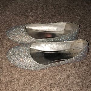 Sparkly flats